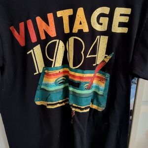 "Vintage" 1984 Graphic T-Shirt Birthday Gift Mens